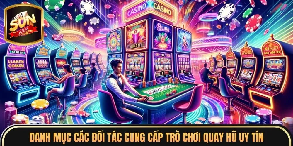 Danh mục các đối tác cung cấp trò chơi quay hũ uy tín